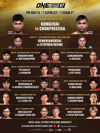 ONE Friday Fights 87: Kongchai vs. Chokpreecha