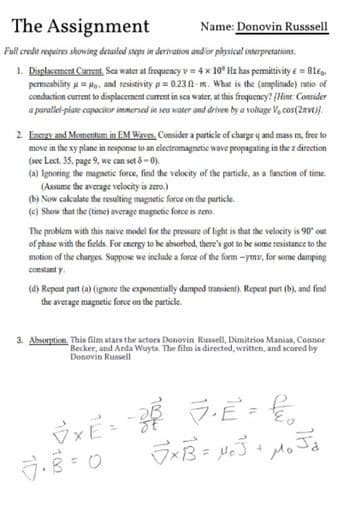 The Assignment