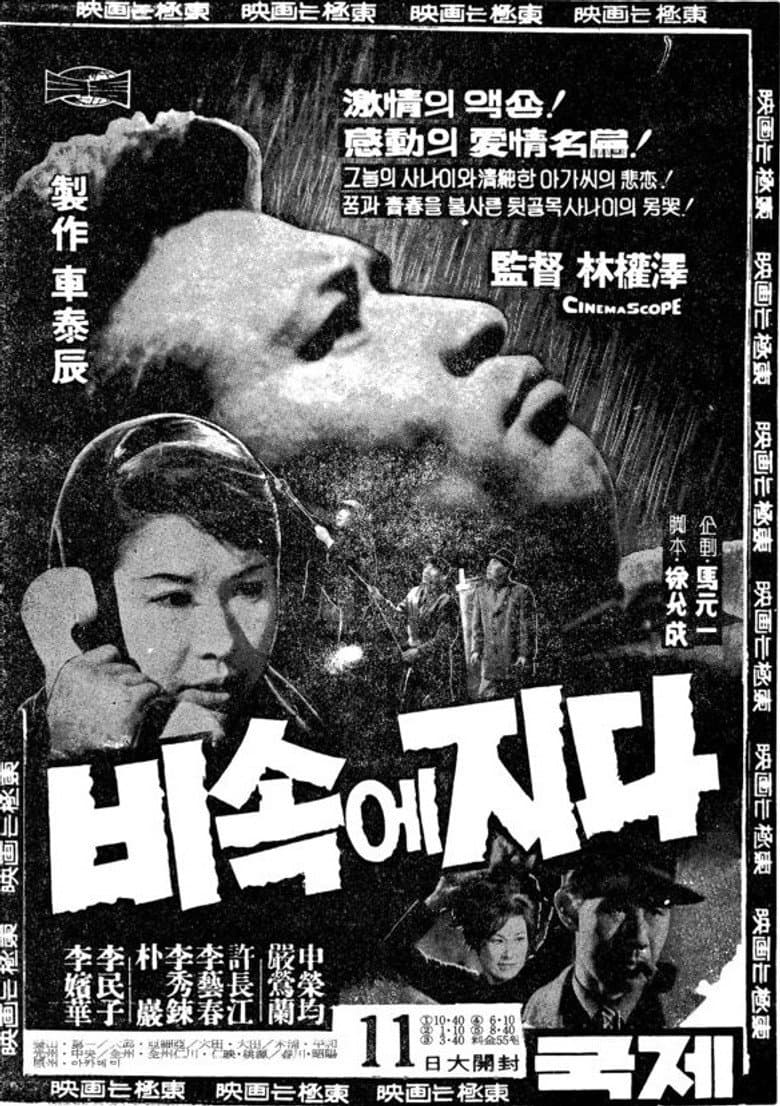 비속에 지다