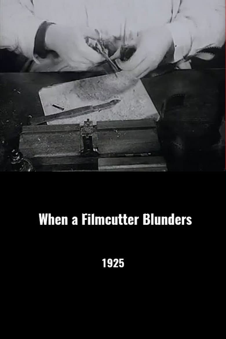 Wenn die Filmkleberin gebummelt hat