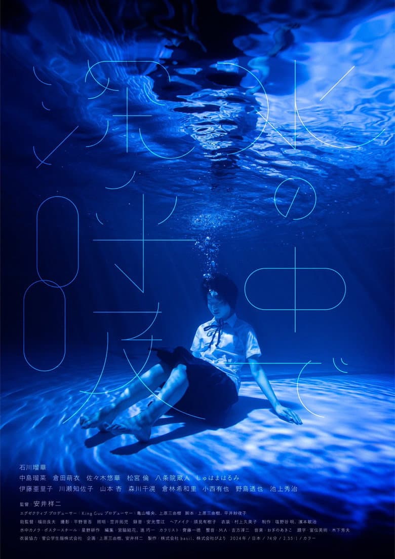 水の中で深呼吸