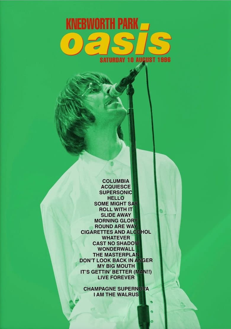 Oasis LIVE AT KNEBWORTH: August 10th, 1996