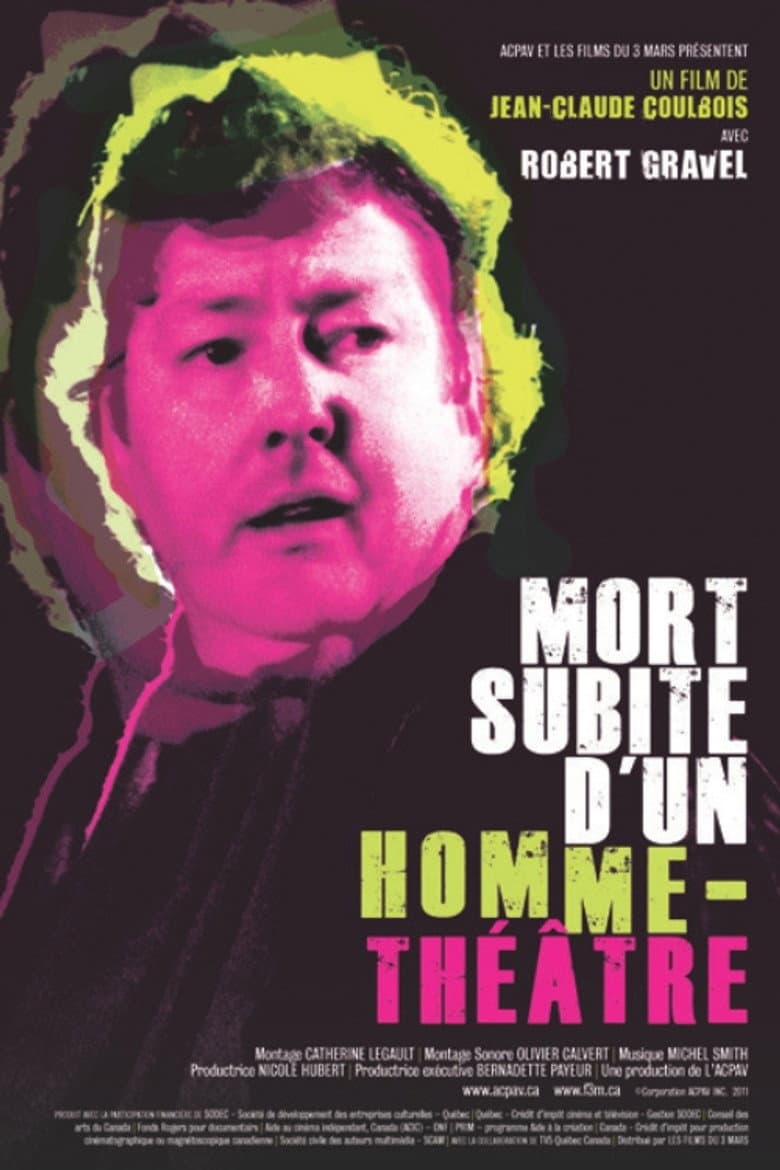 Mort subite d'un homme théâtre