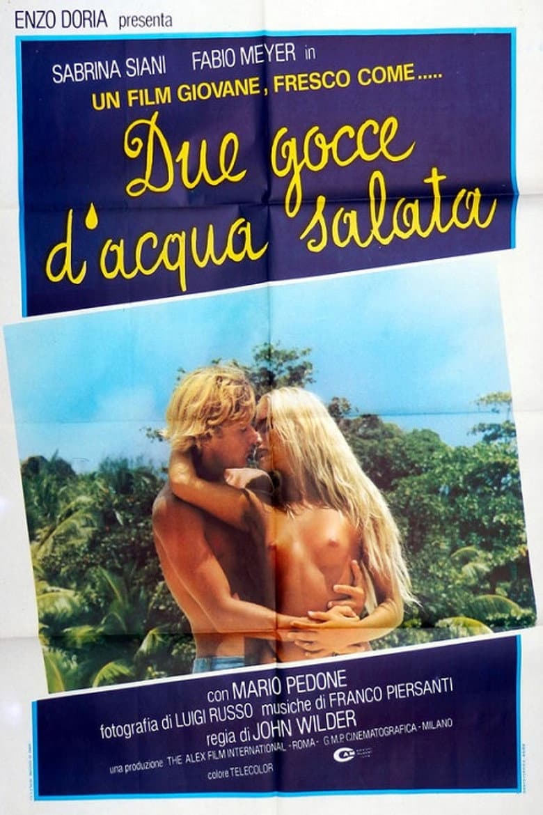 Due gocce d'acqua salata