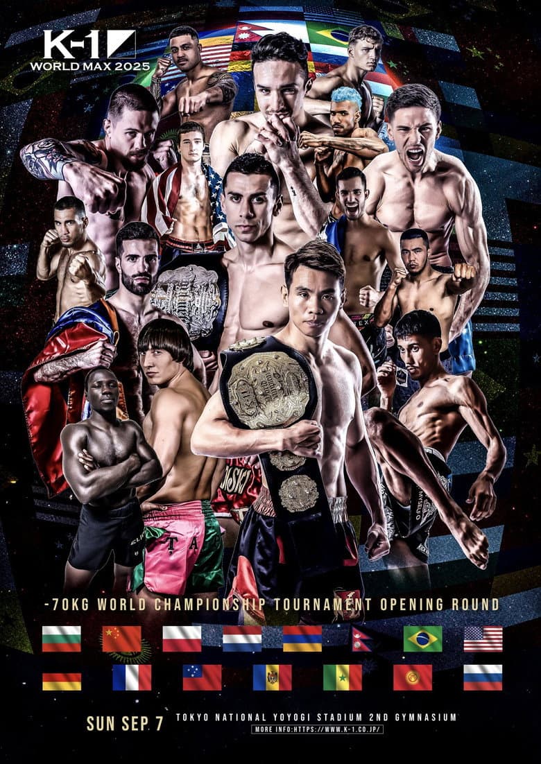 K-1 WORLD MAX 2025: 70kg World Championship Tournament Opening Round