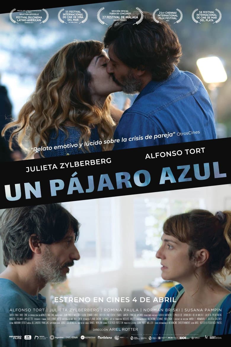 Un pájaro azul