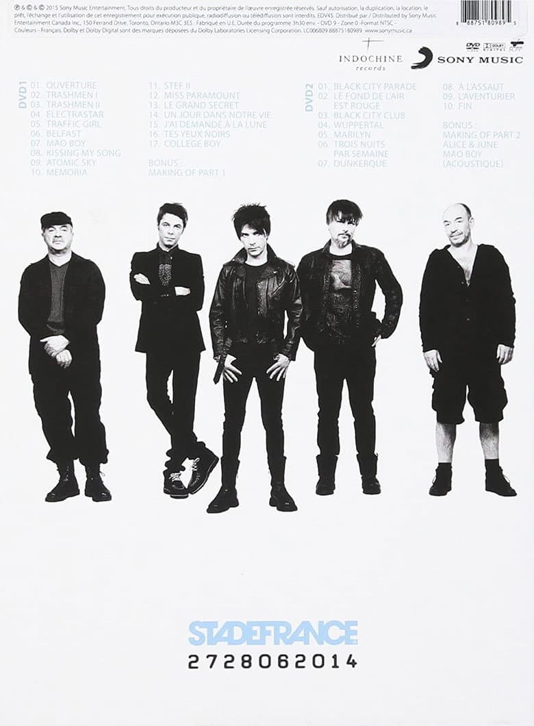 Indochine : Black City Concert - Stade de France
